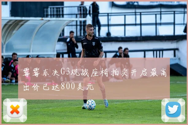 霉霉东决G3观战座椅拍卖开启最高出价已达800美元